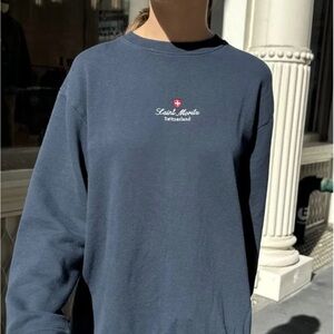 Brandy Melville Erica Saint Moritz Switzerland Crewneck Sweatshirt